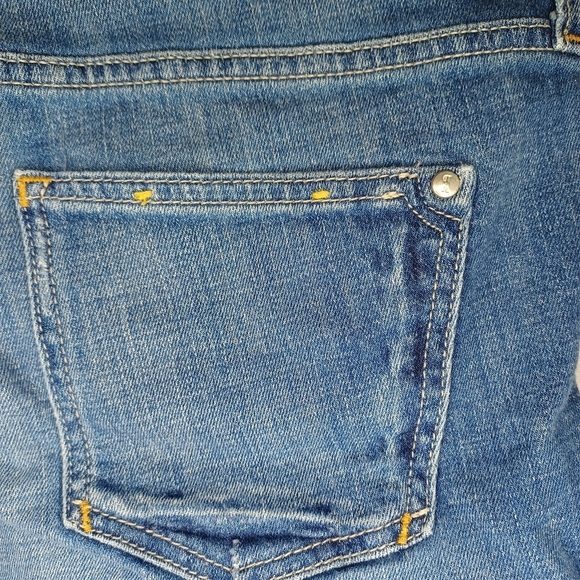Pilcro And The Letterpress By Anthropologie Blue Denim Shorts - Picture 10 of 13